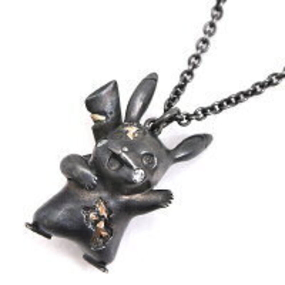 Tiffany Co Pokemon Pikachu diamond necklace silver